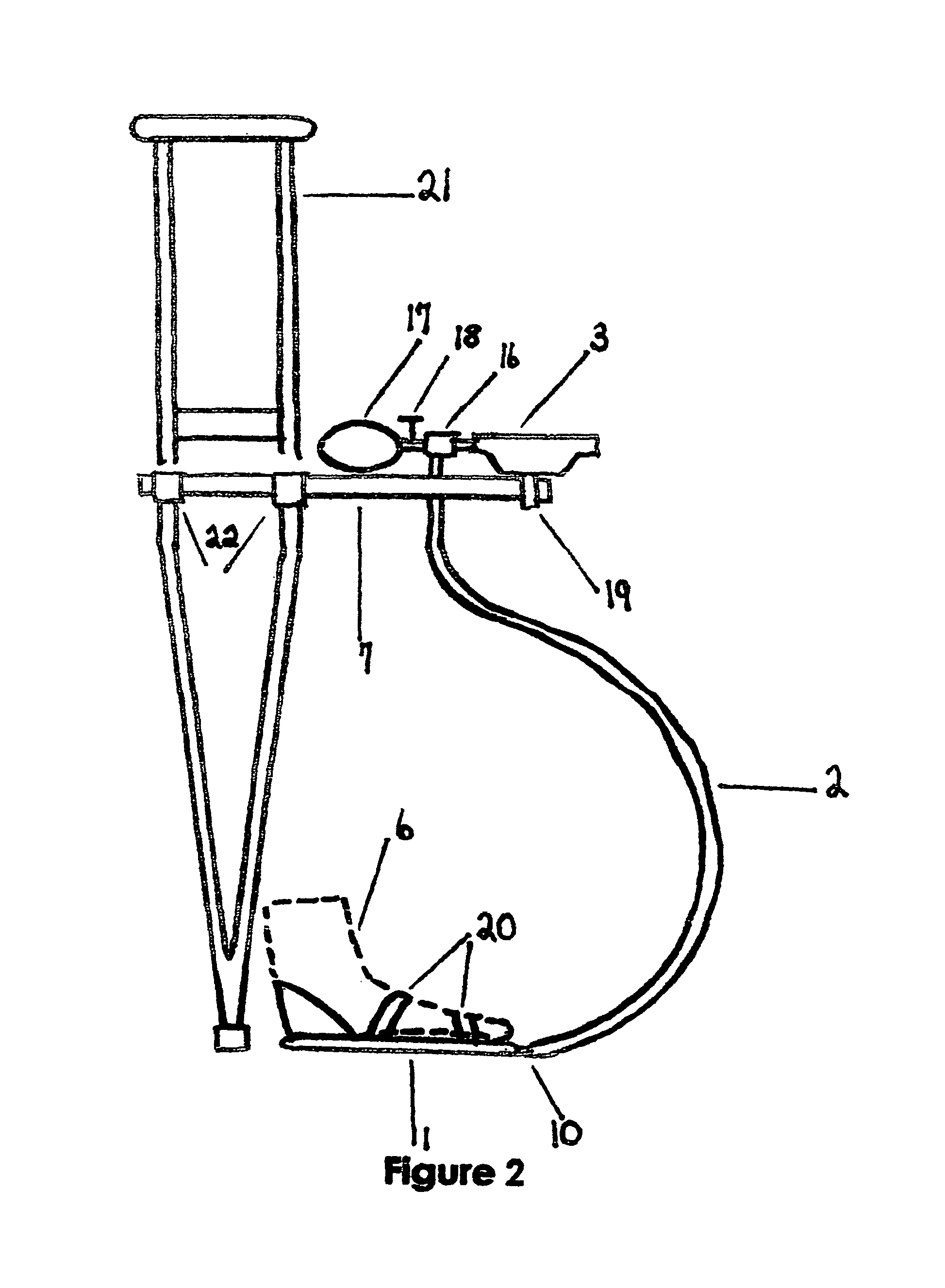 Visual warning device for weight bearing