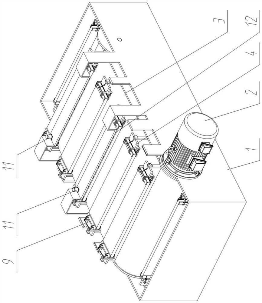 Walnut-like wood dip dyeing device for furniture production