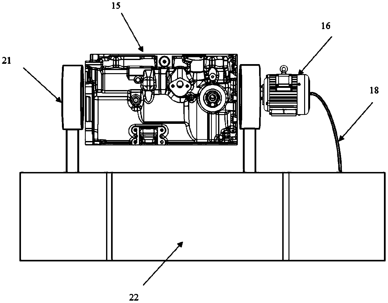 Automobile engine piston and cylinder block assembly system based on industrial robot and method thereof