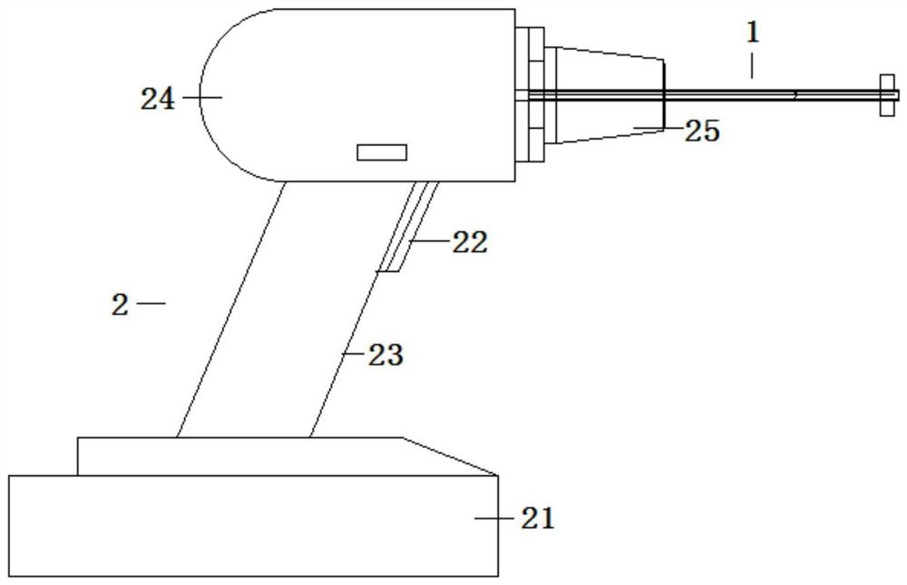 Full-automatic mounting device for stone back bolt