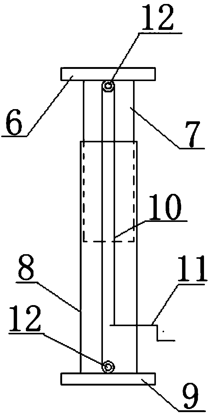 Construction tool for building of rotating brick columns, and method thereof