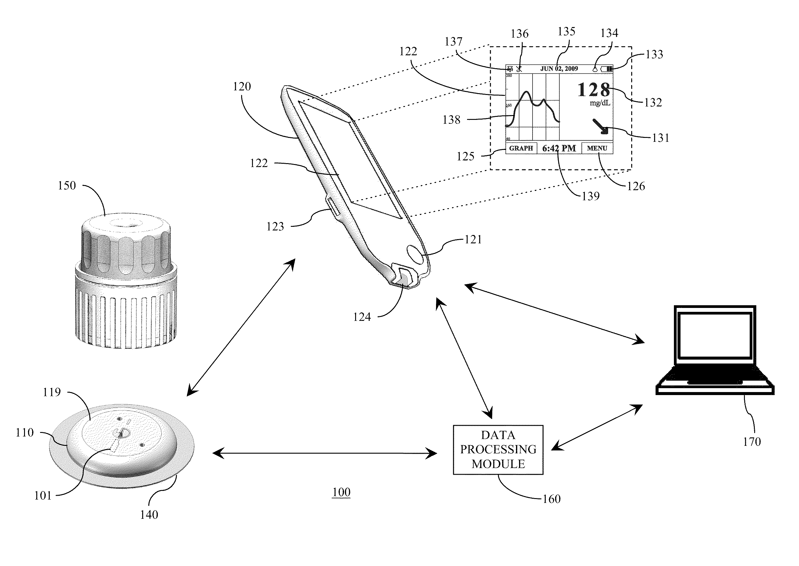 Interconnect for on-body analyte monitoring device