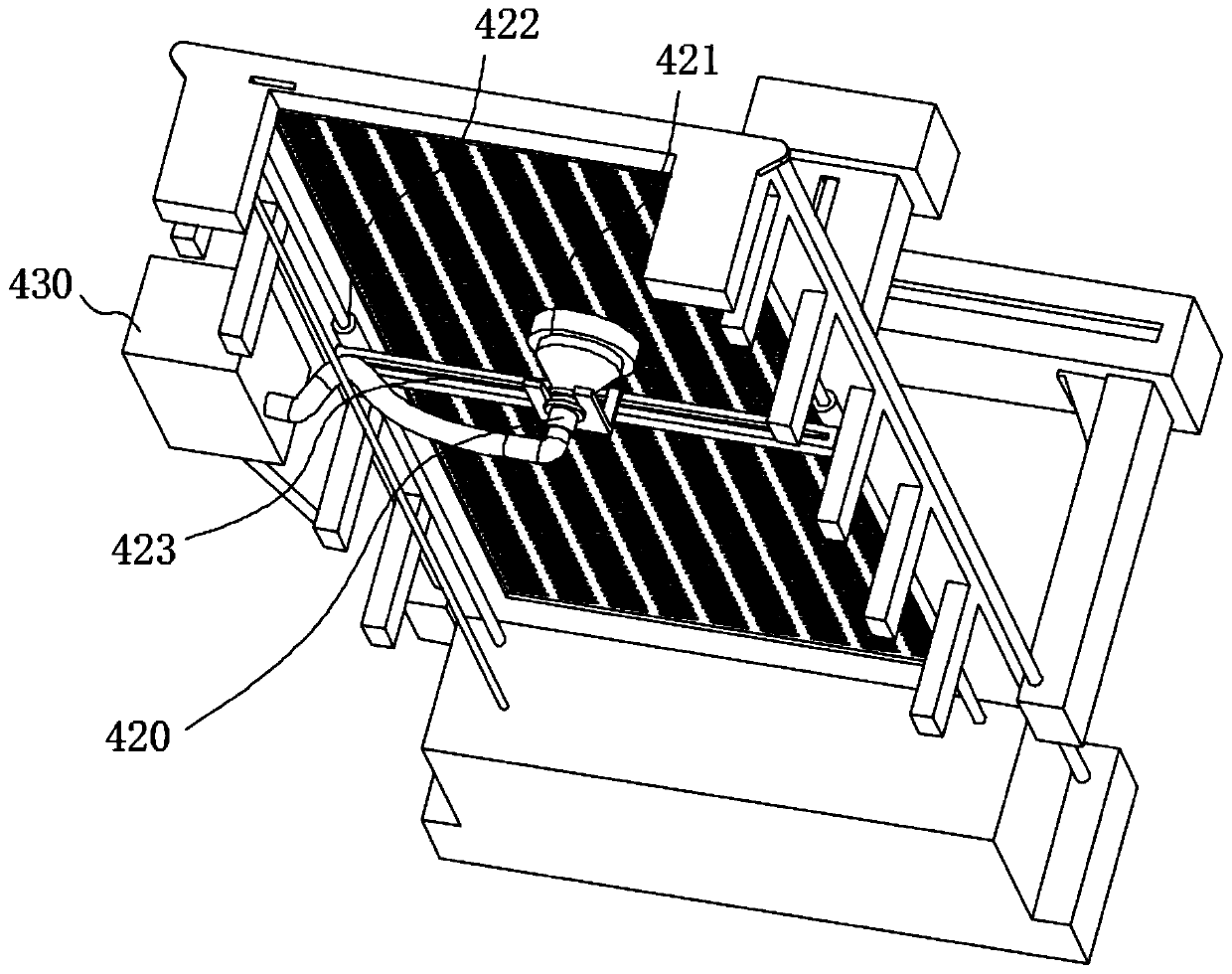 Automatic laser device