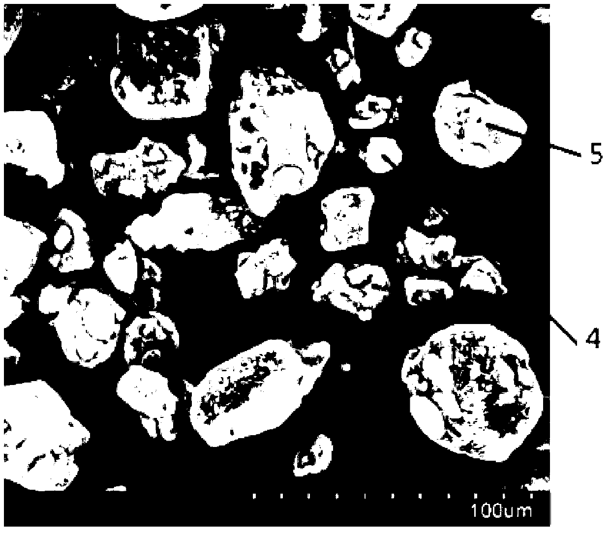 Fingerprint-resistant metal powder coating with chromium plating effect and preparation method thereof