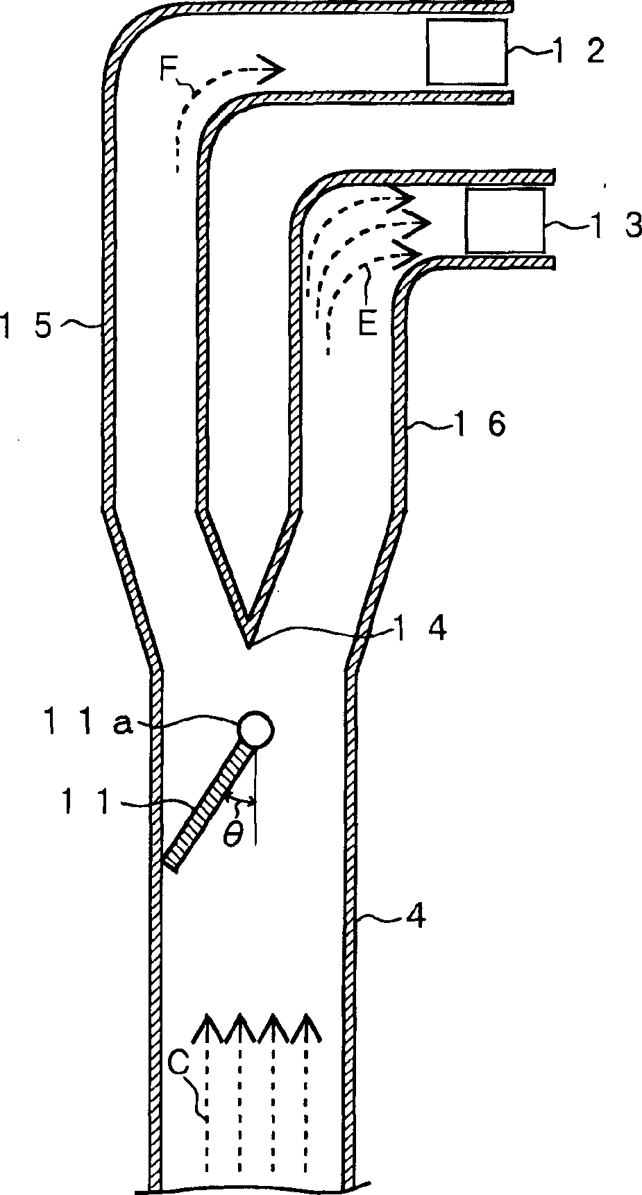 Fuel distribution device for fuel feed ducts, and fuel supply device with the fuel distribution device