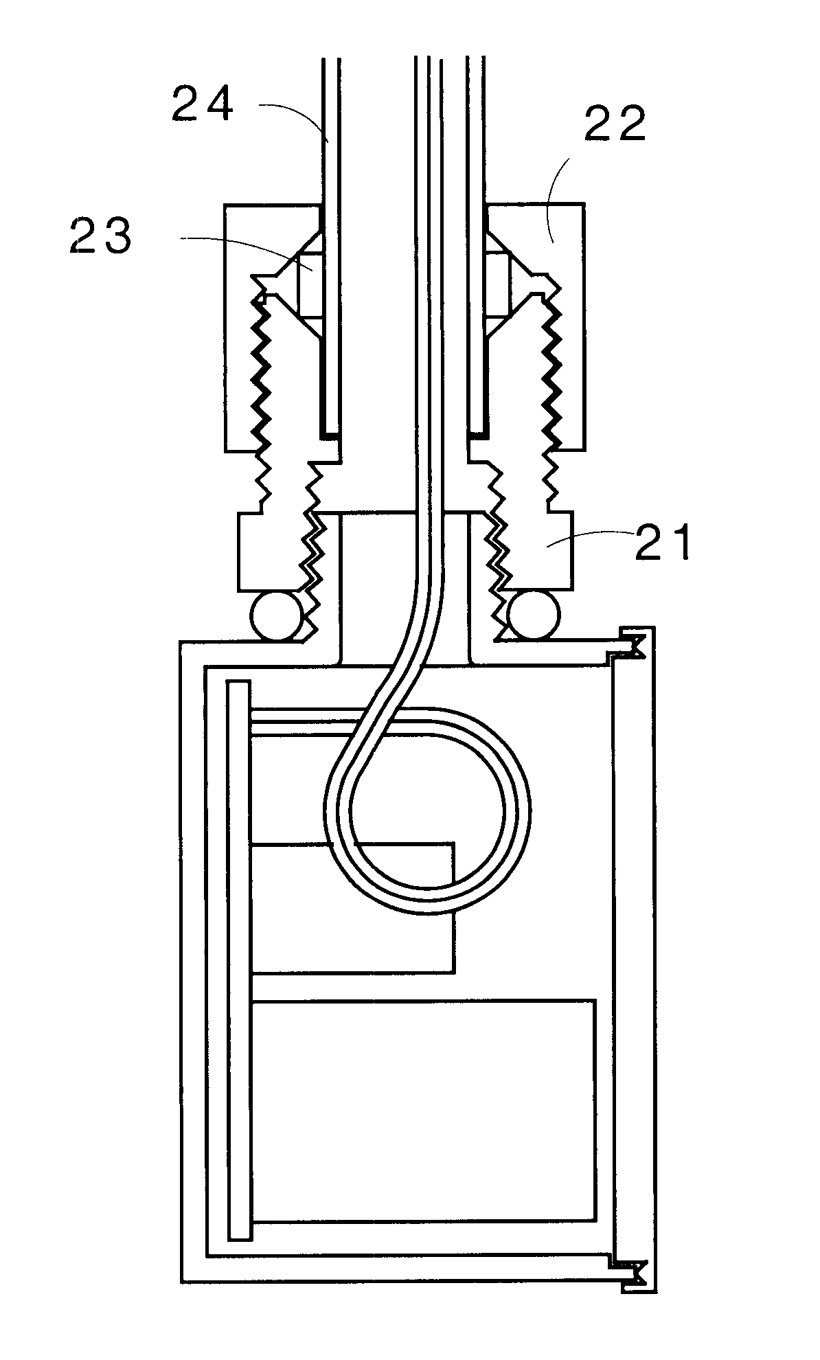 Watertight housing for electrical devices