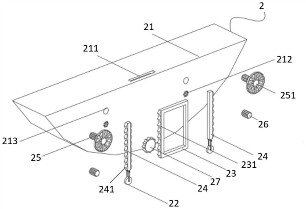 Water retaining device used in construction tunnel