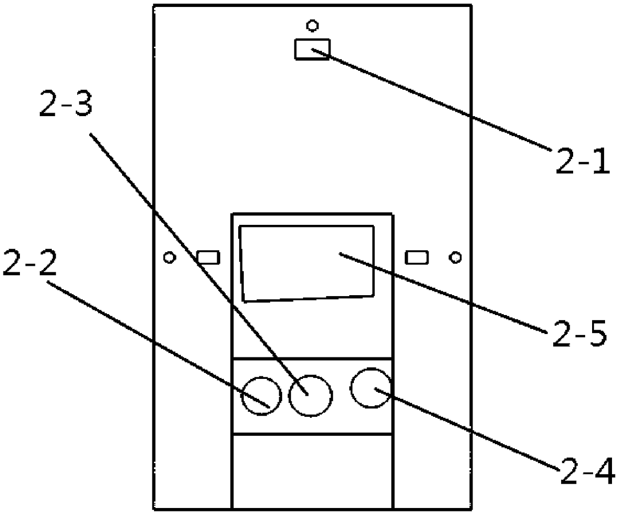 Mine detection device suitable for flat ground