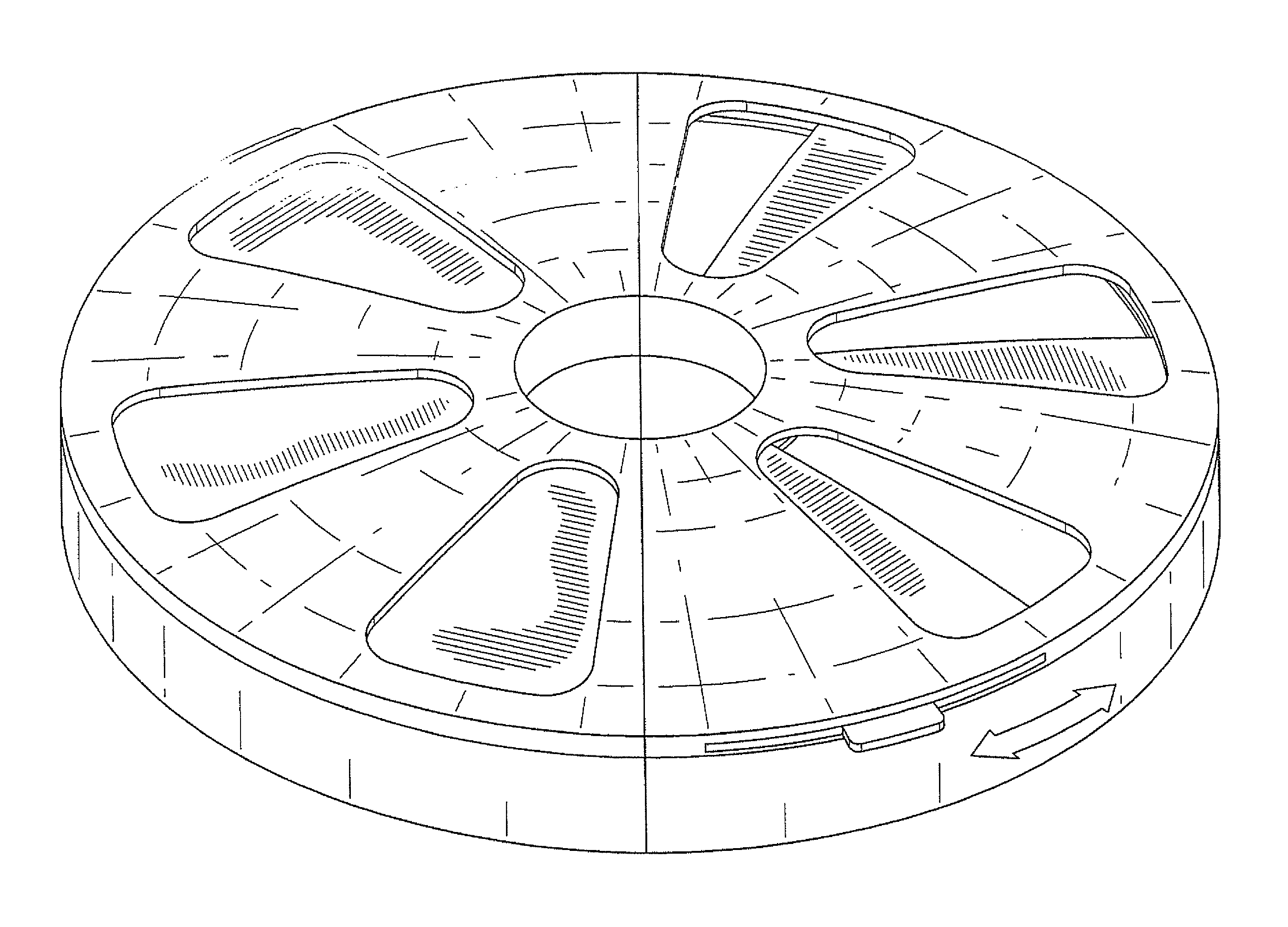 Apparatus for distributing a fragrance using a fan