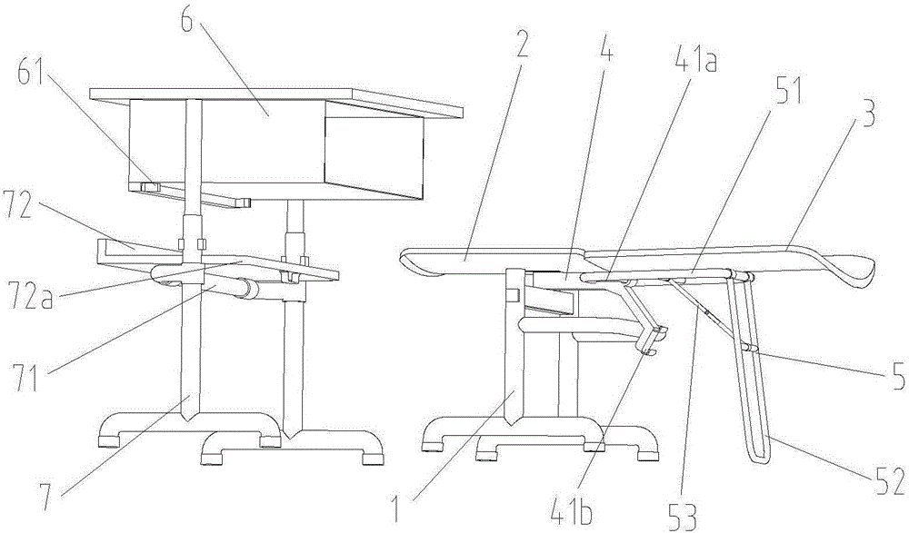 Dual-purpose table-chair for students