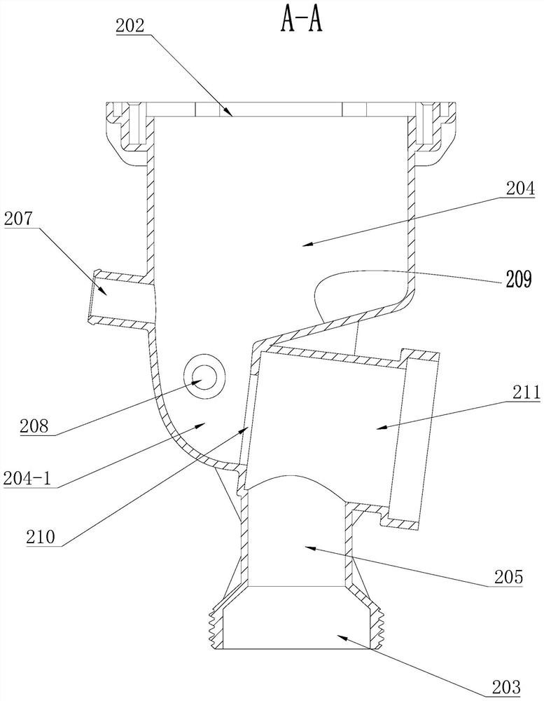 A drainage assembly and a sink