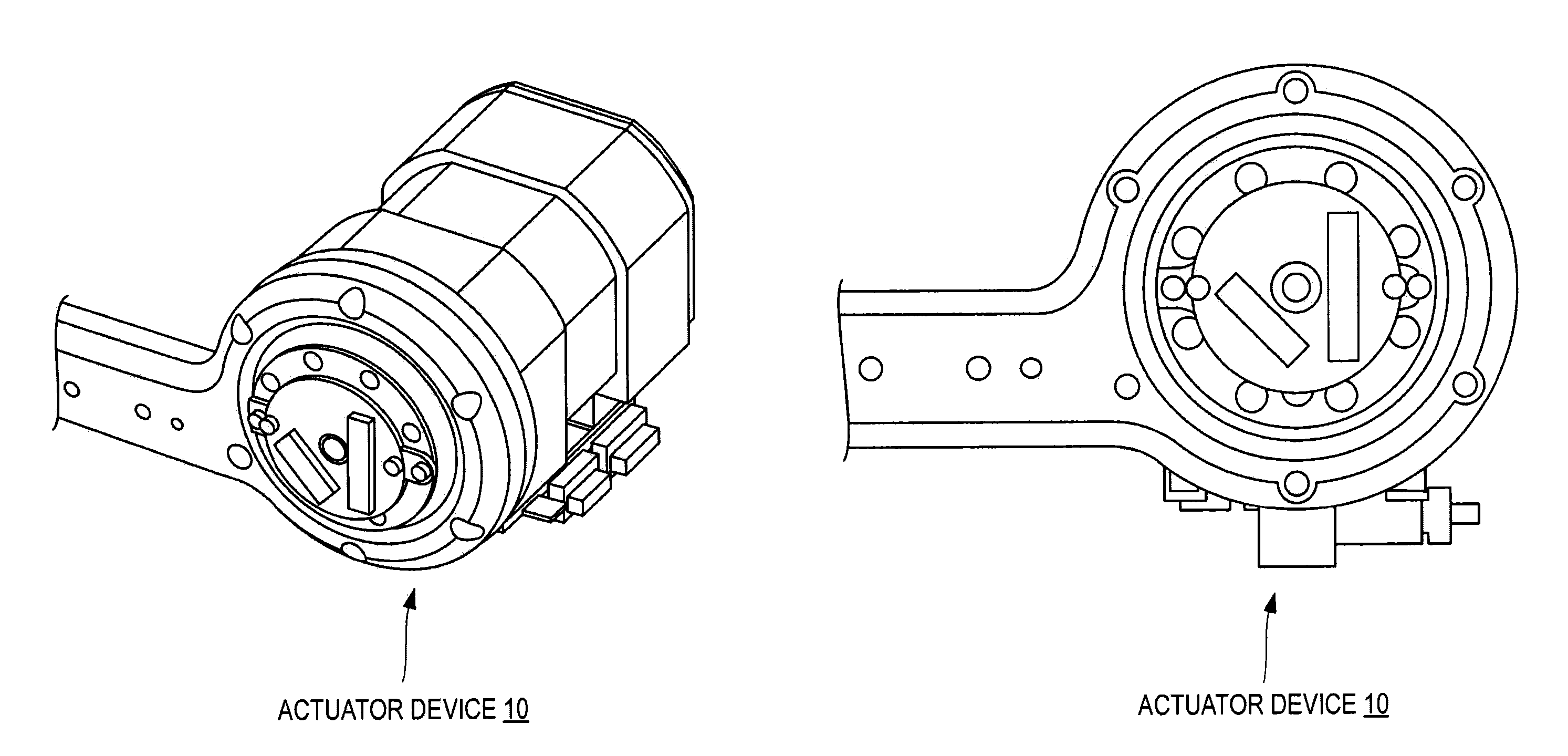 Actuator device, multi-shaft driving device, and robot device