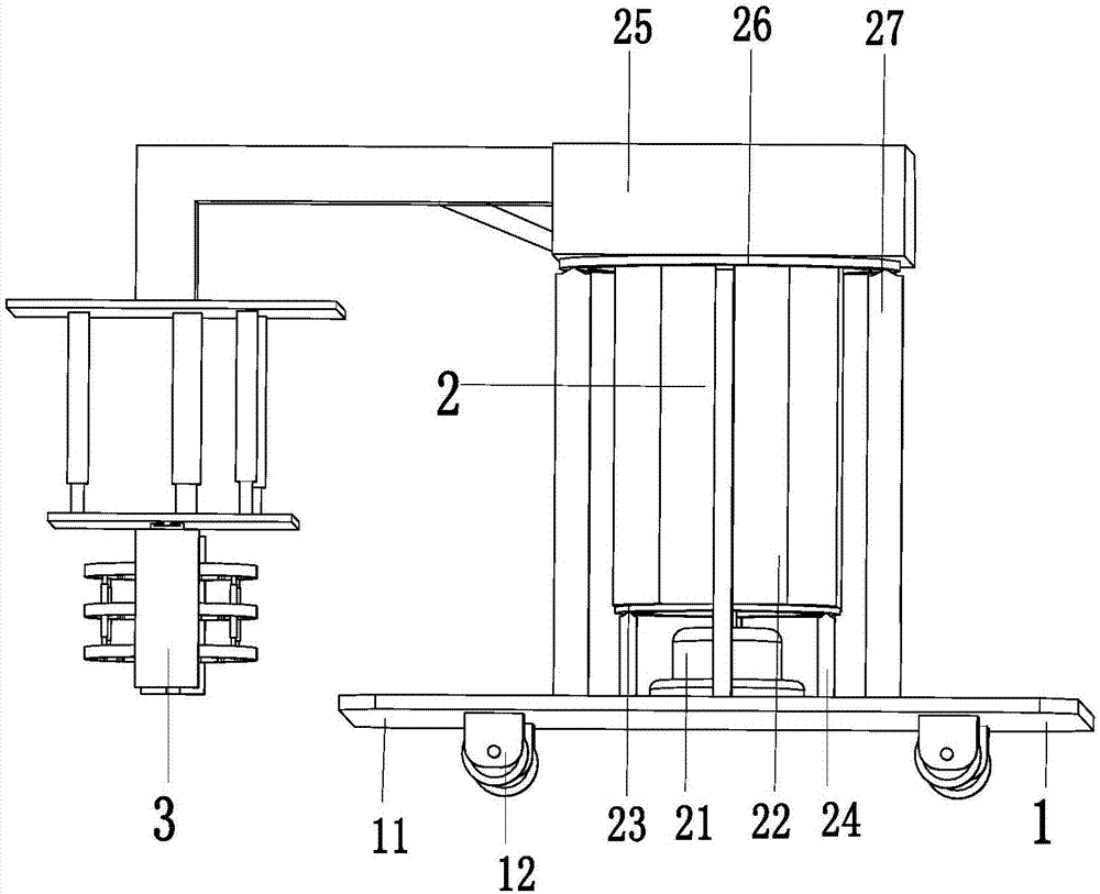 PE resin anti-collision bucket clamping positioning machine special for road and bridge entrances and exits