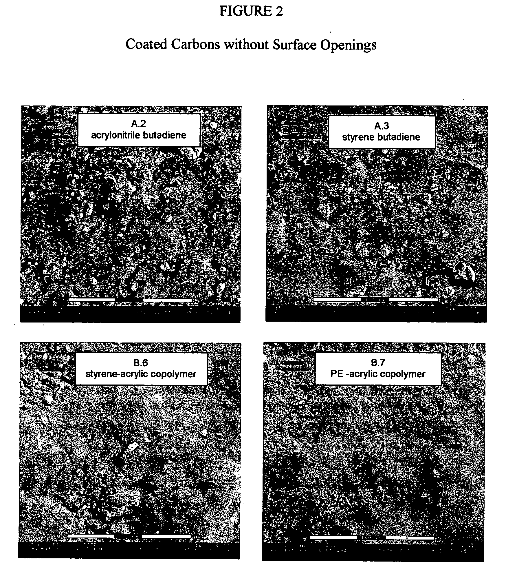 Porous coatings on adsorbent materials