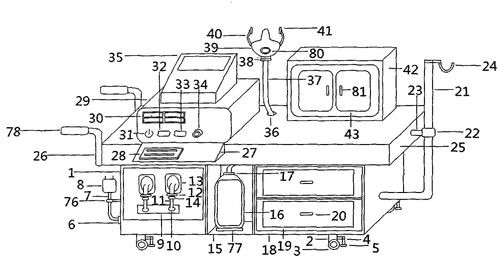 Multipurpose first-aid nursing vehicle