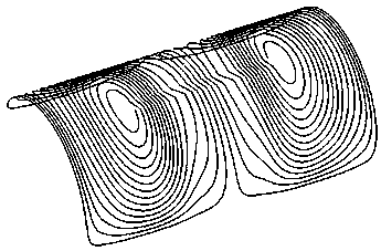 Wire distribution structure and method for gradient coils connected in parallel and layered mode