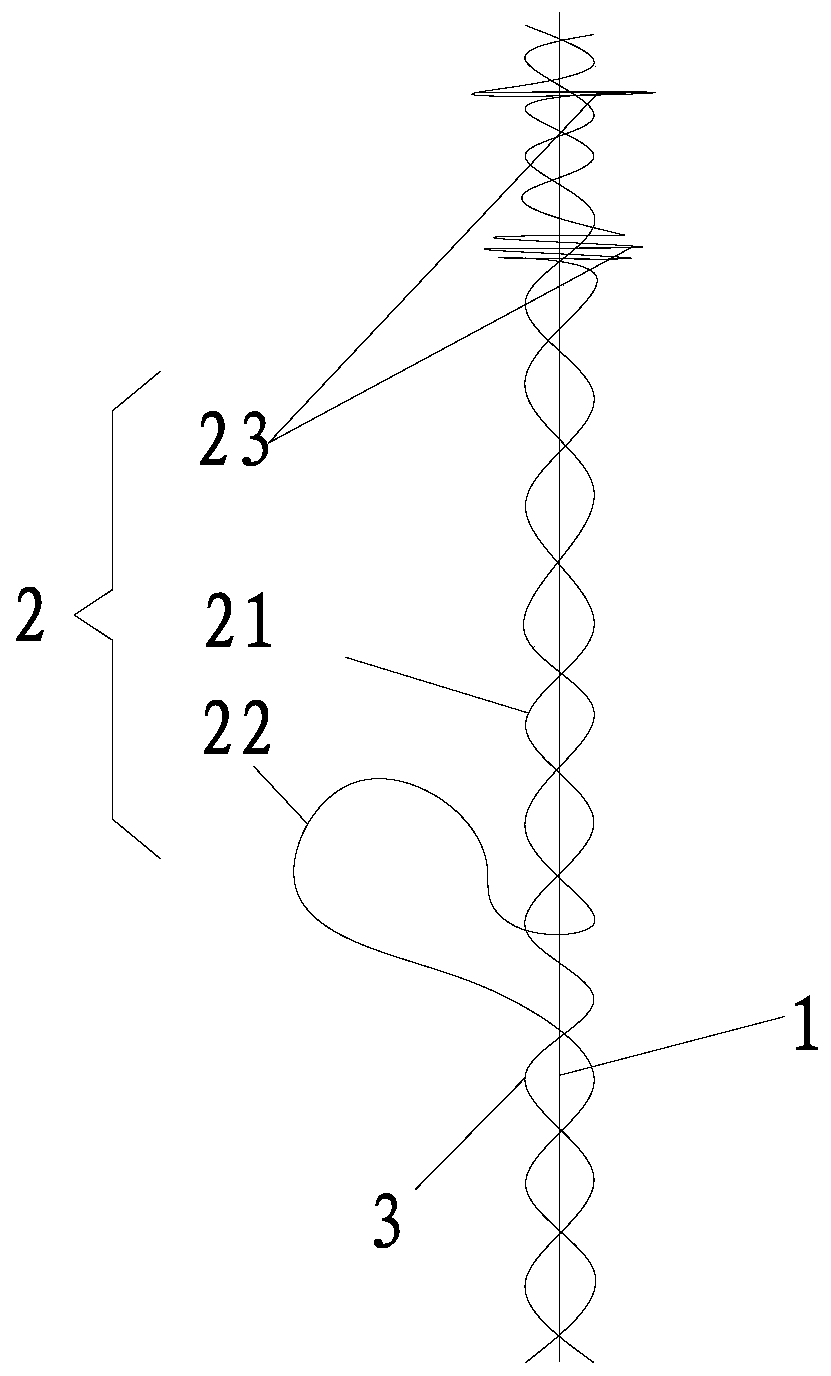 Fancy loop-pile yarn with various patterns and manufacturing method of fancy loop-pile yarn