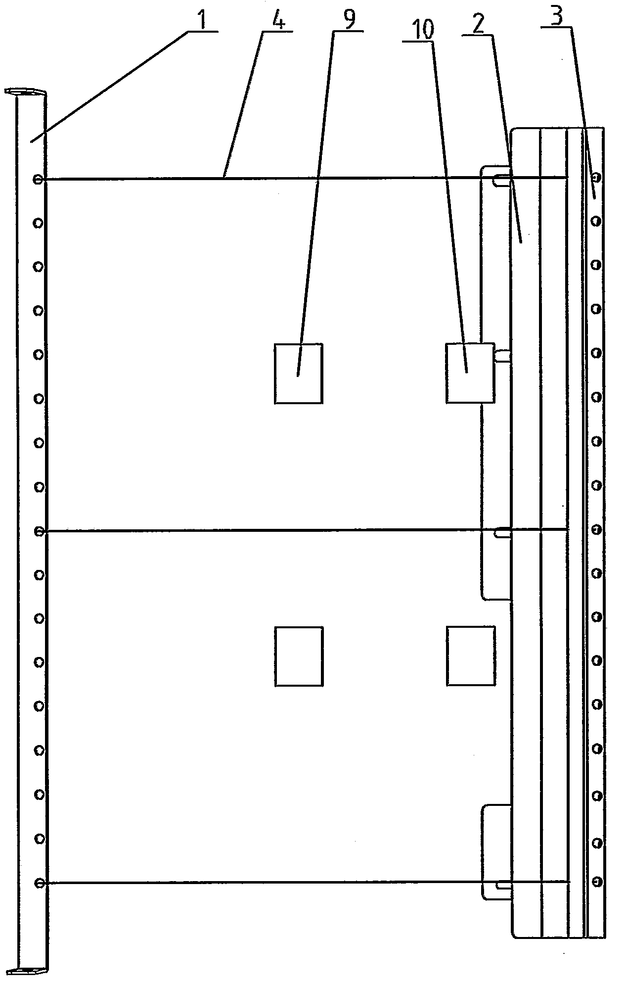 Automatic copy separating mechanism for multi-copy chain type paper bill printer