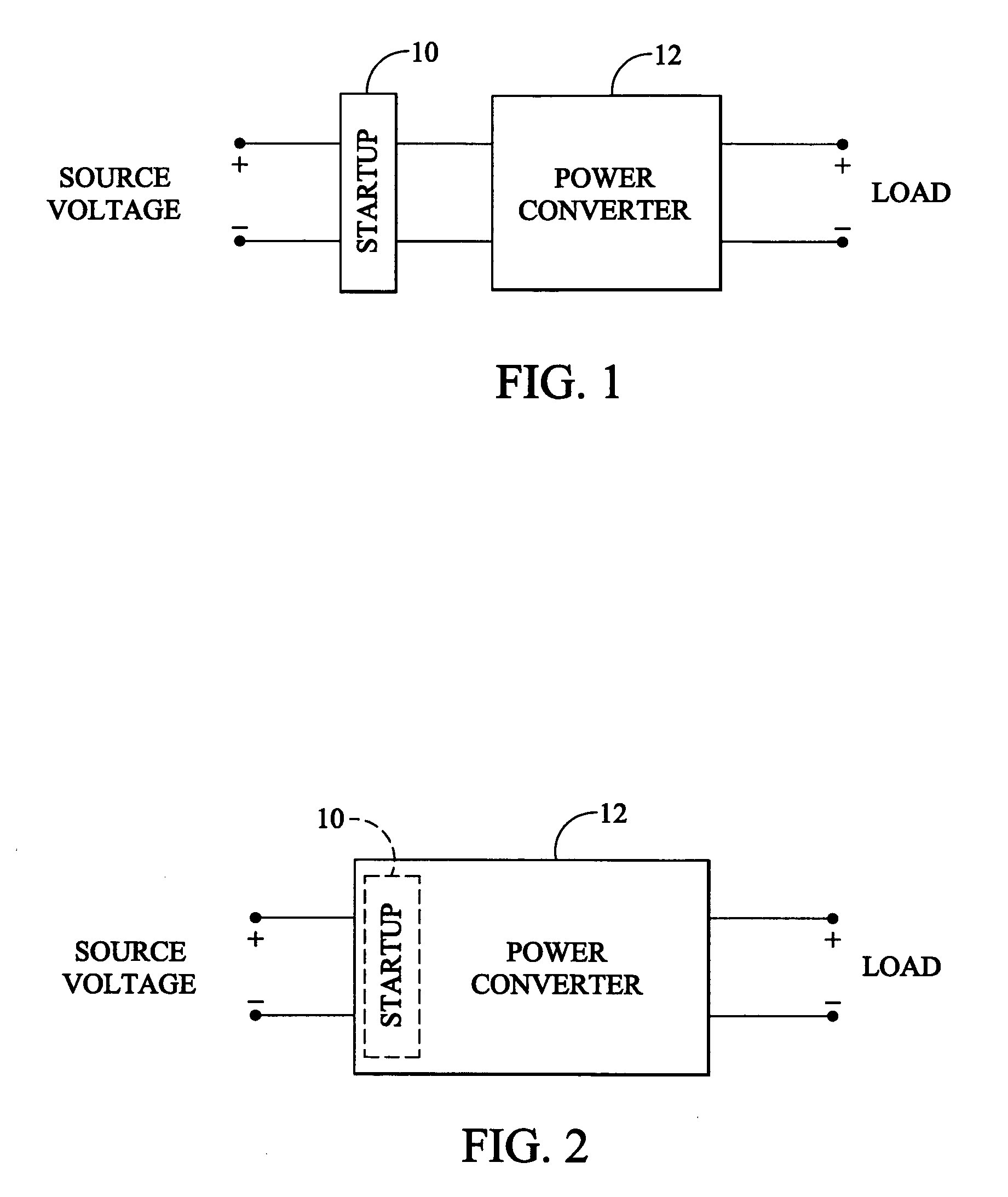 Method and apparatus for starting power converters