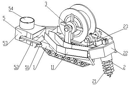 Composite flexible pipe laying device