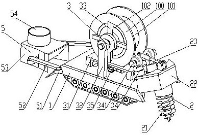 Composite flexible pipe laying device