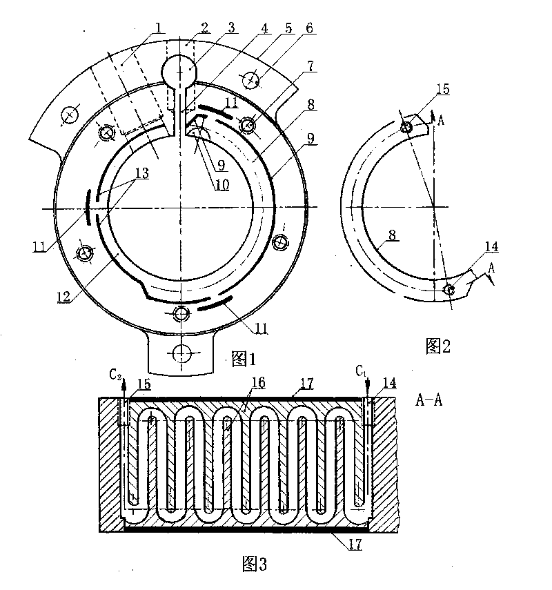 Totally-enclosed rotor type refrigerating compressor with compression cycle of cold cylinder