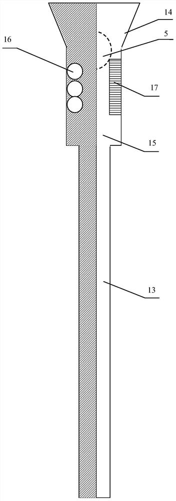 A segmented hydraulic shock fracturing string for a long-span well and its implementation method