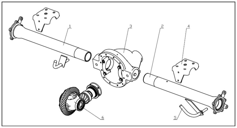 Rear axle main speed reducer and sleeve assembly assembling equipment and assembling process thereof