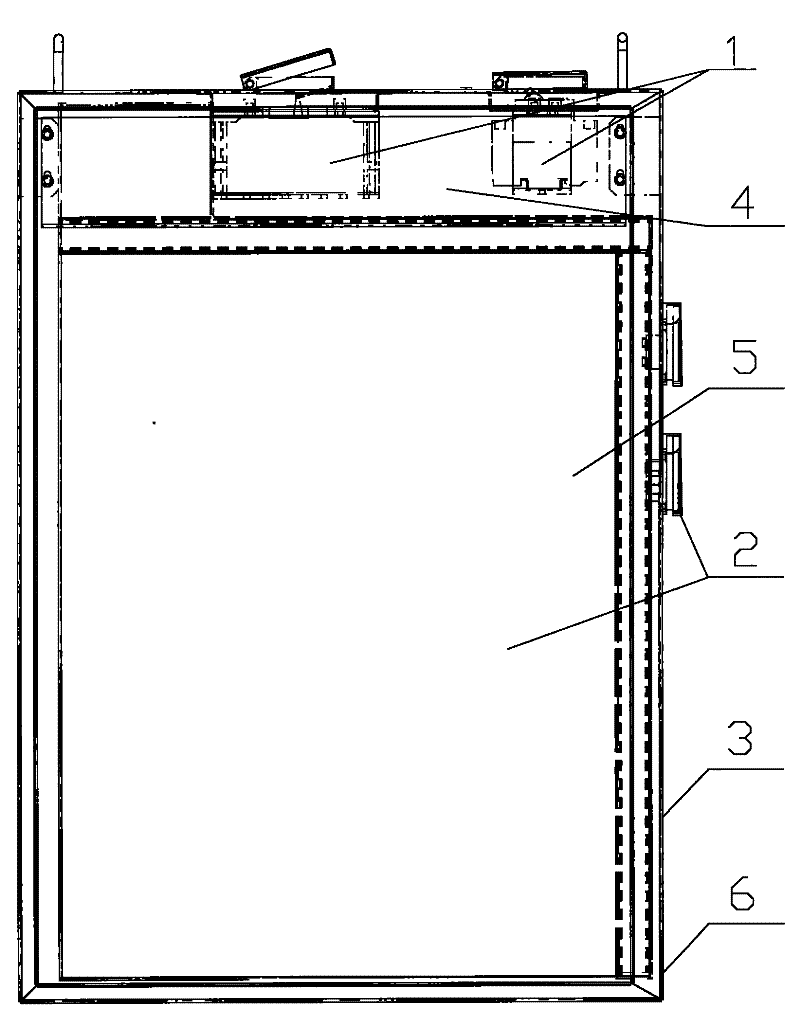 Escalator with safe isolation control cabinet