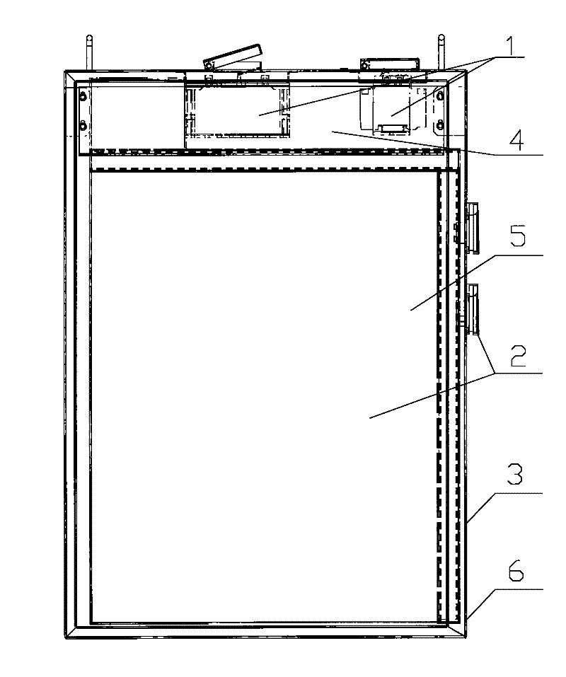 Escalator with safe isolation control cabinet