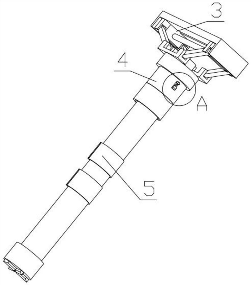 Multifunctional reverse scraper perforating device