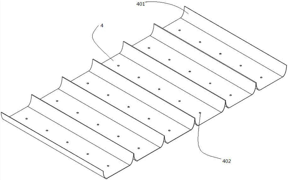 Solar cell panel based on waterflow heat-absorption cycle