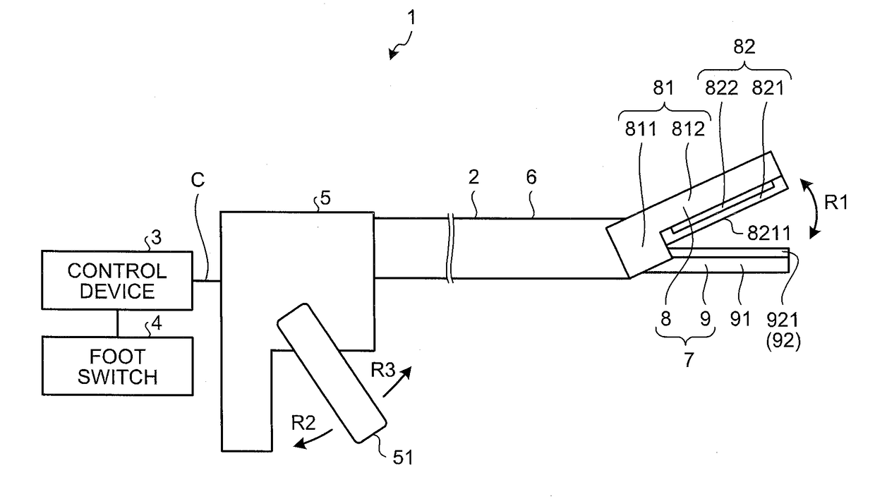 Medical treatment device, method for operating medical treatment device, and treatment method