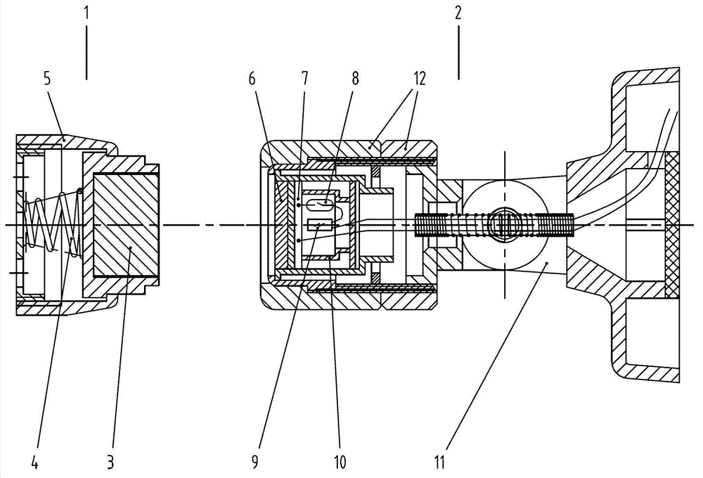 Thermo-sensitive magnetic releaser of fireproof door