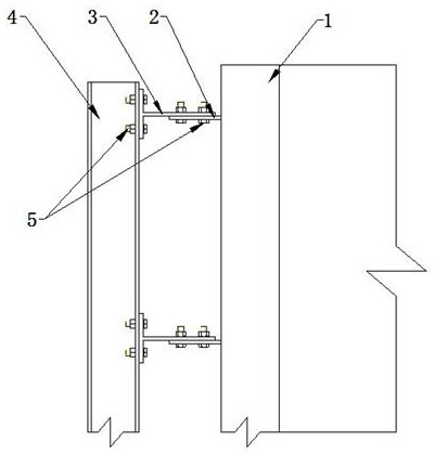 Positioning method and positioning tool for embedded part of T-beam sidewalk