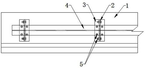 Positioning method and positioning tool for embedded part of T-beam sidewalk