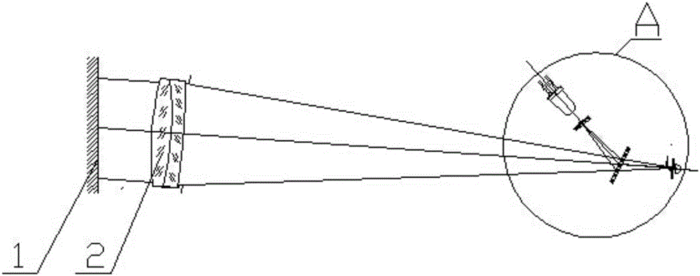 Device for measuring retroreflection coefficient