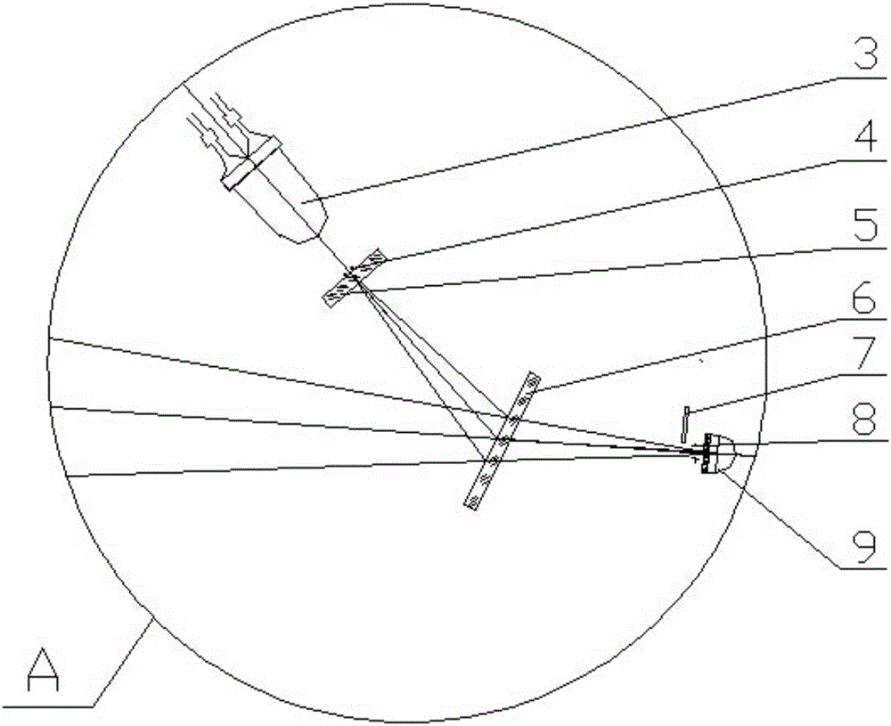 Device for measuring retroreflection coefficient