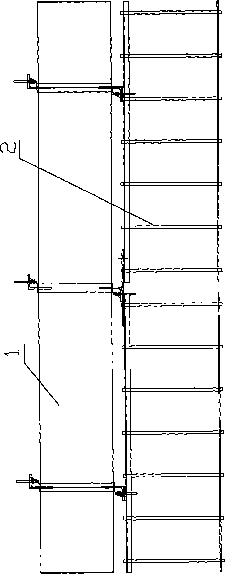 Buoy type dirt-blocking float-guiding device