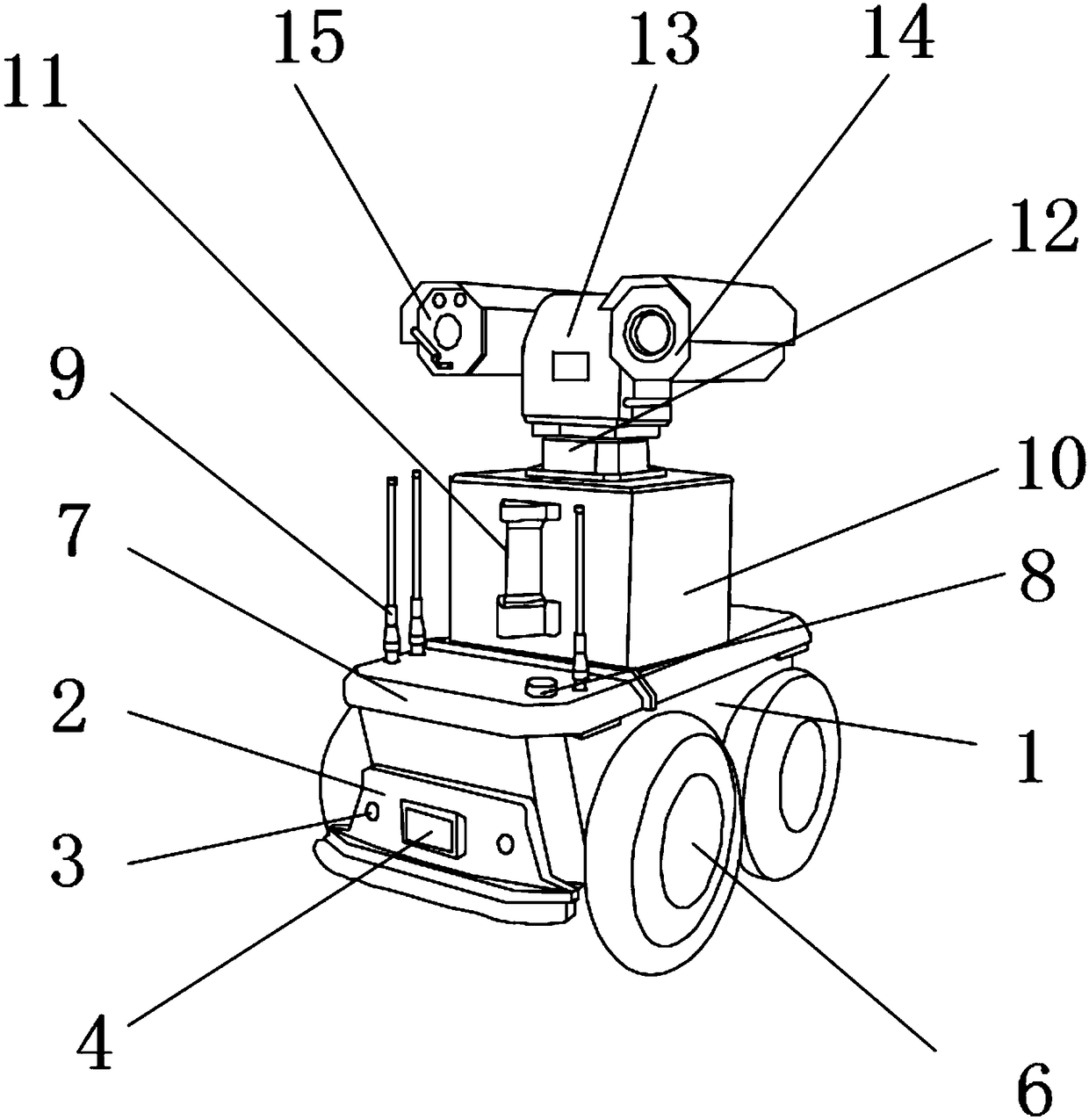 Overhaul robot used for power station