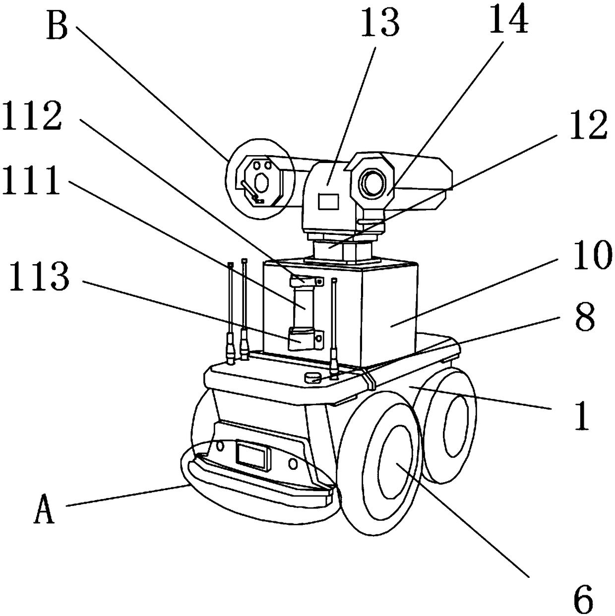 Overhaul robot used for power station