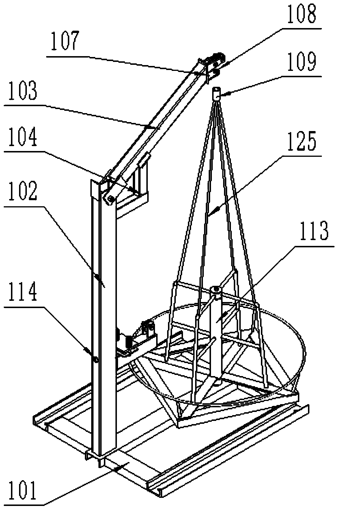 Wire winding and arrangement machine