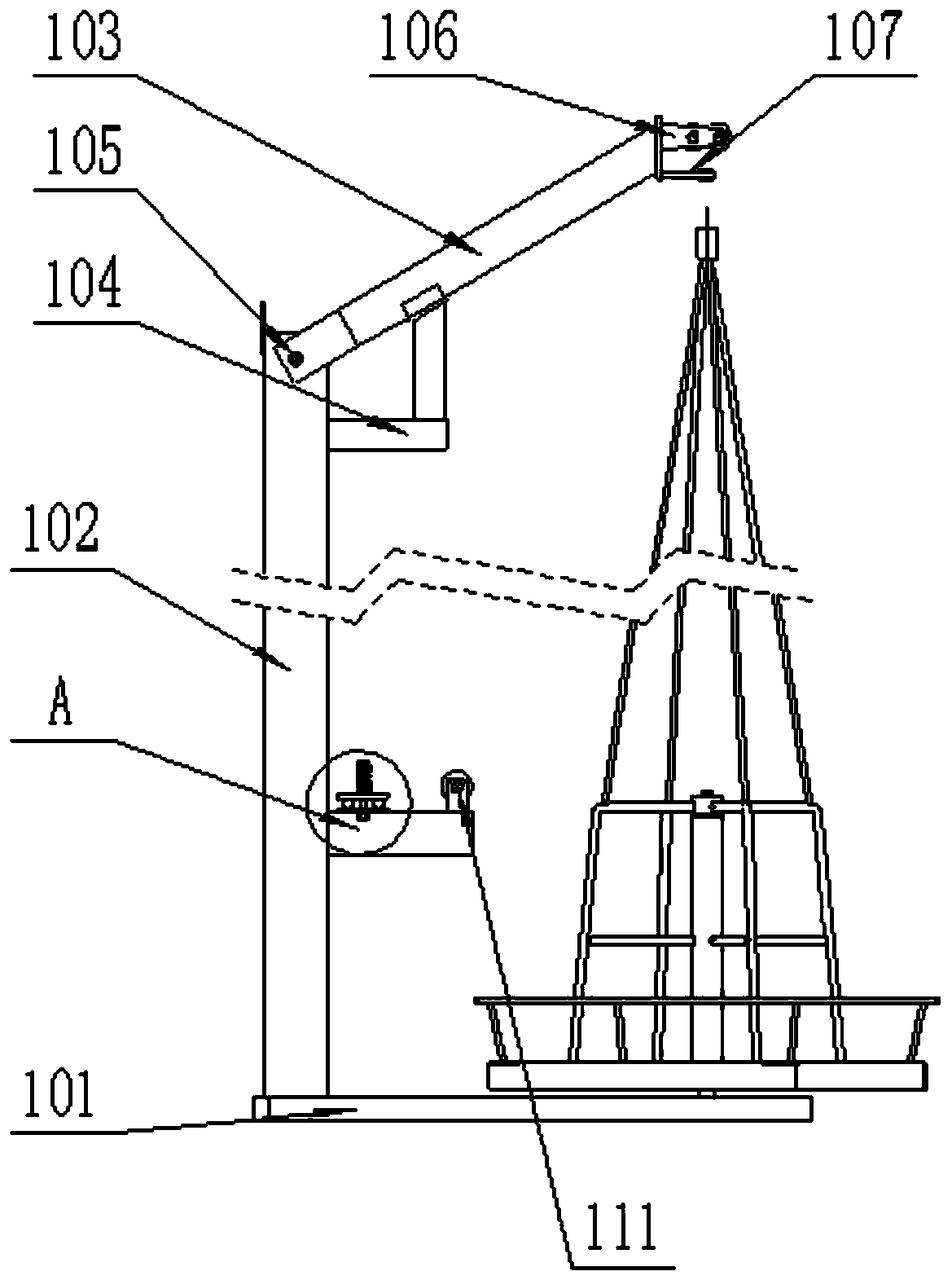 Wire winding and arrangement machine