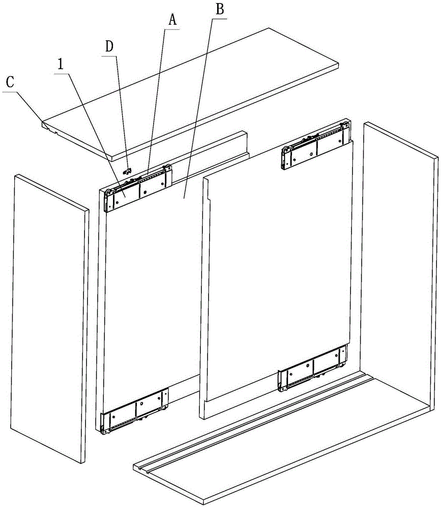 Damping limit adjusting mechanism of furniture side sliding door