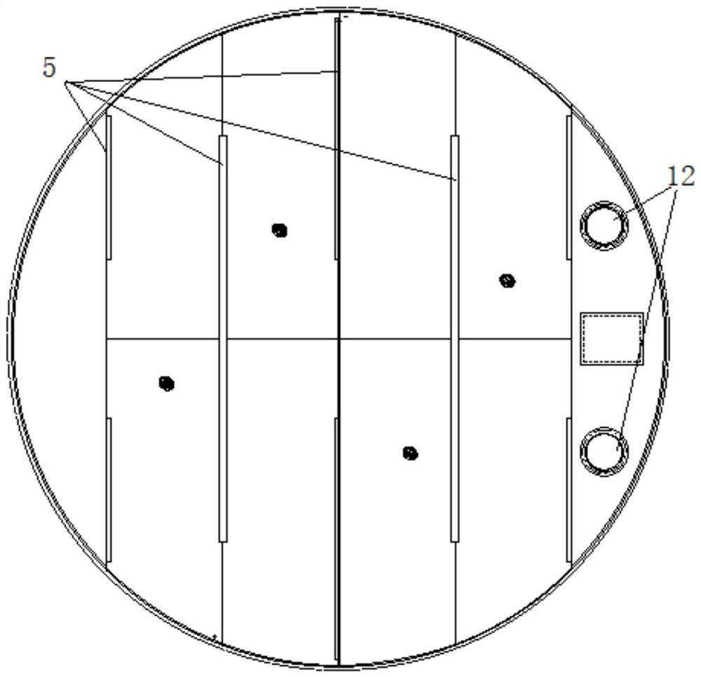 Structure and method for improving oxidation degree and efficiency in preparation process of dilute acid with high concentration of 65-68%