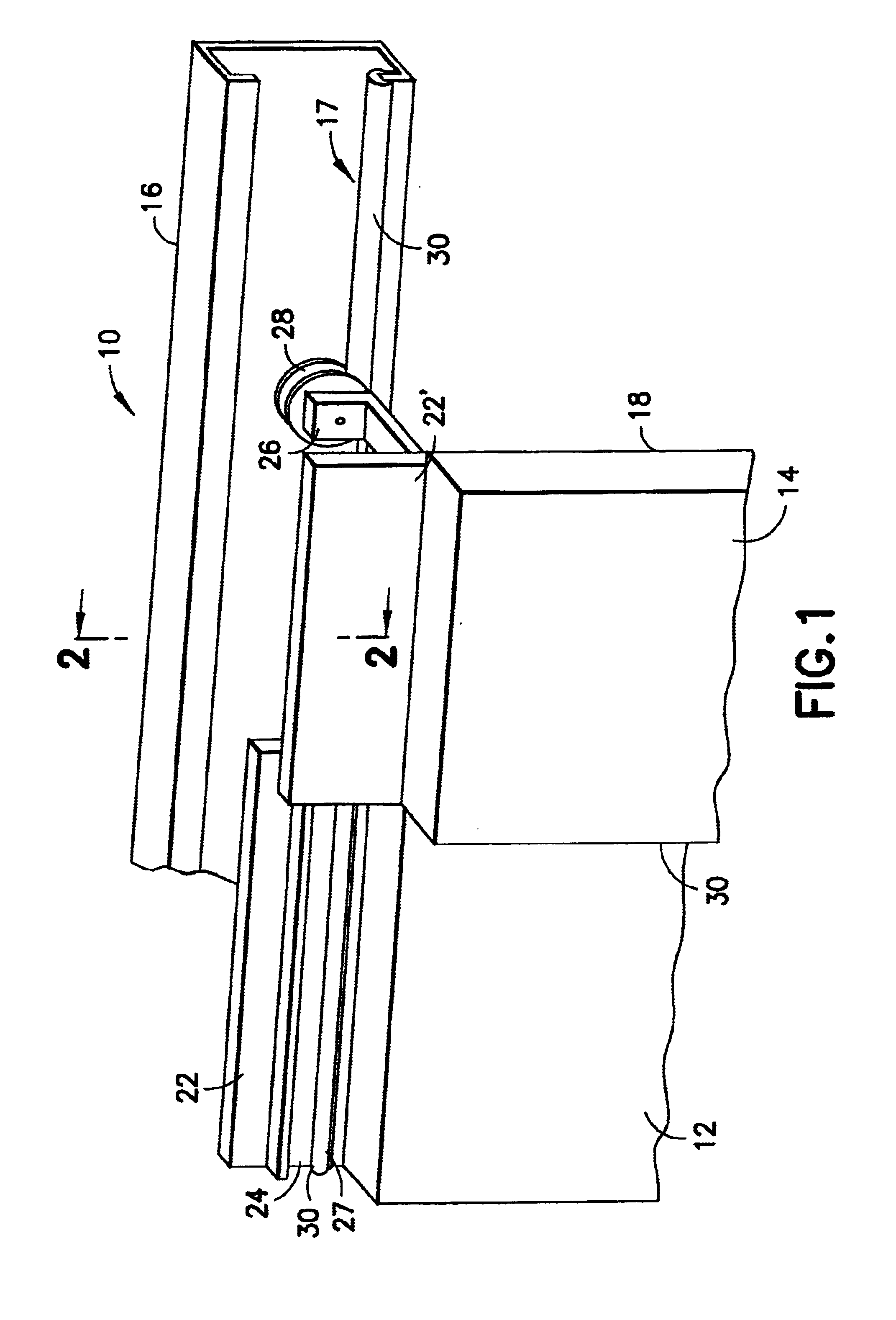 Door track for an elevator door system