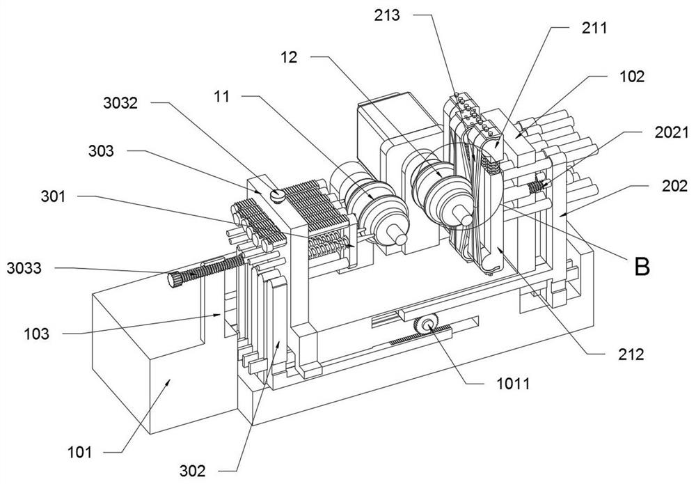 A surface treatment device for the manufacture of insulating objects