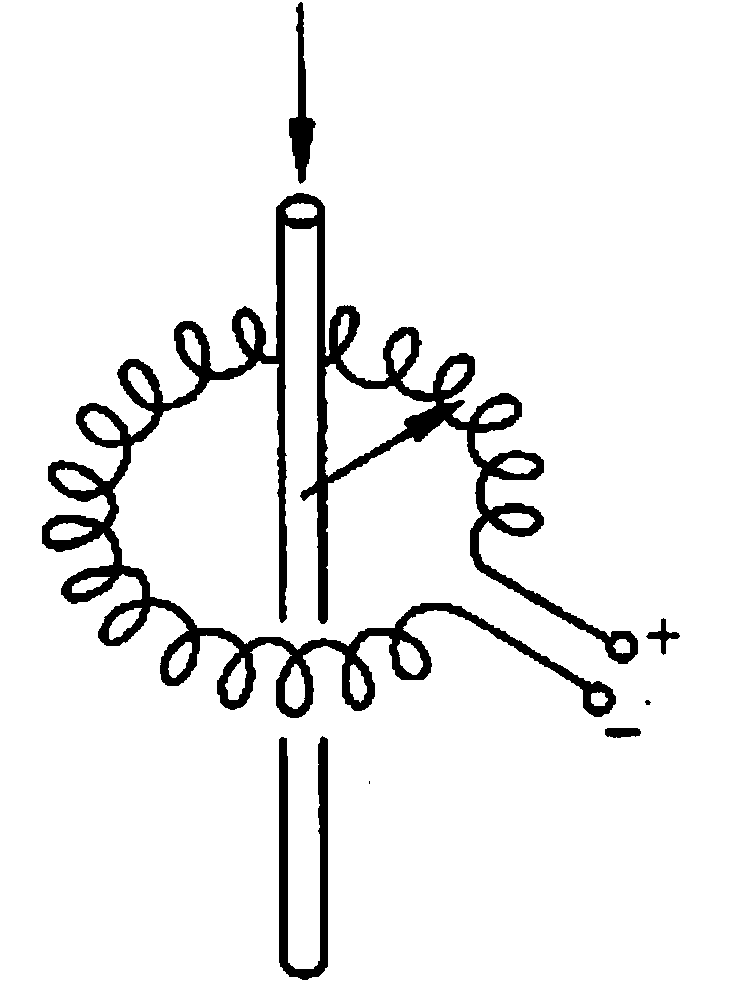 Lightning current detecting device