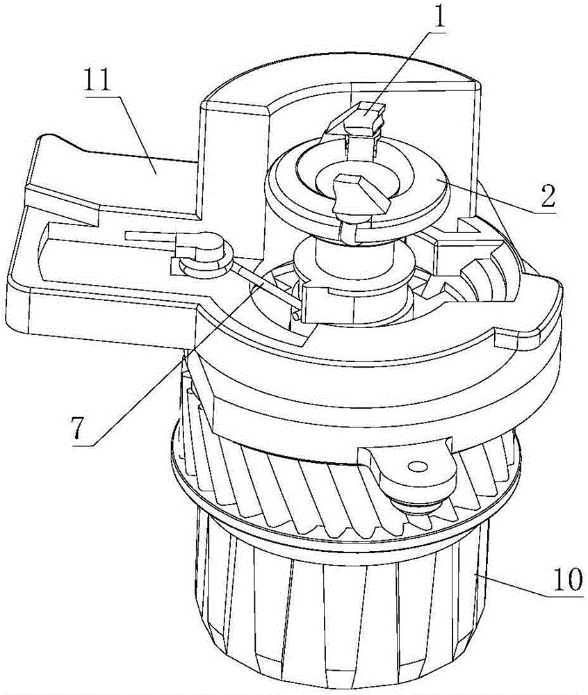 Driving force receiving assembly of photosensitive drum