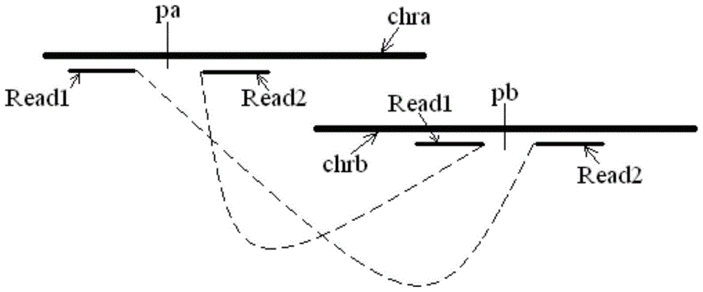 A method and device for detecting abnormal chromosome structure